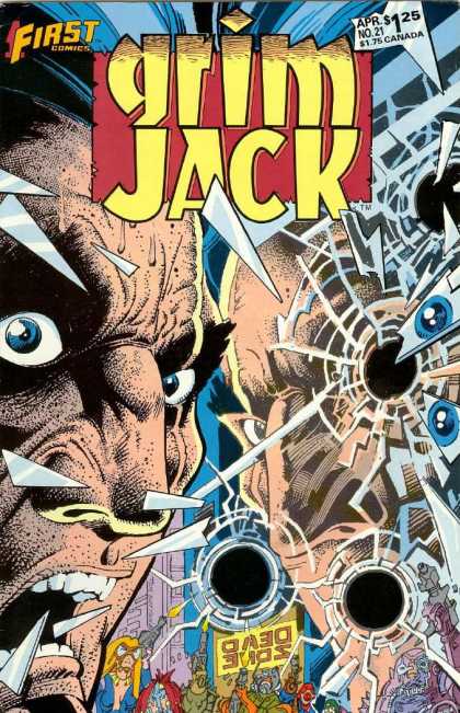 Grimjack 21 - First Comics - Dead Zone - Canada - Monster - Broken Glass - Timothy Truman
