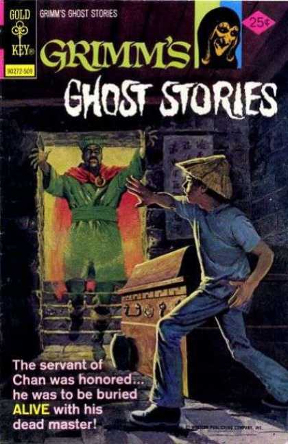 Grimm's Ghost Stories 26 - Gold Key - Green Shirt - 25 Cents - Alive - Tomb