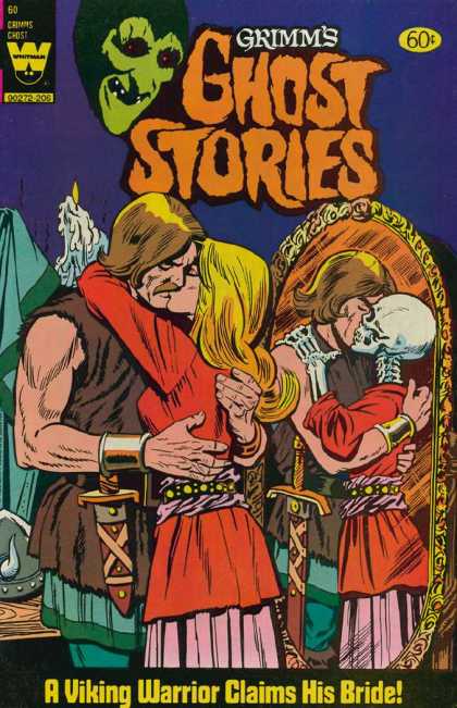 Grimm's Ghost Stories 60 - Couple Kissing - Mirror Reflection - Skeleton - Viking Warrior - Bride