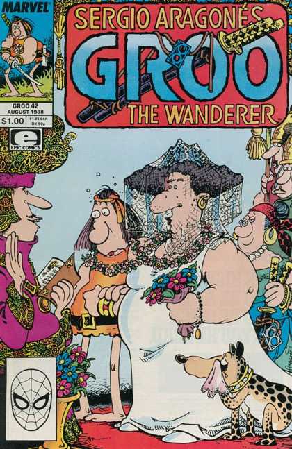 Groo the Wanderer 42 - Sergio Aragone - The Wanderer - Marvel - Wedding - Fat People