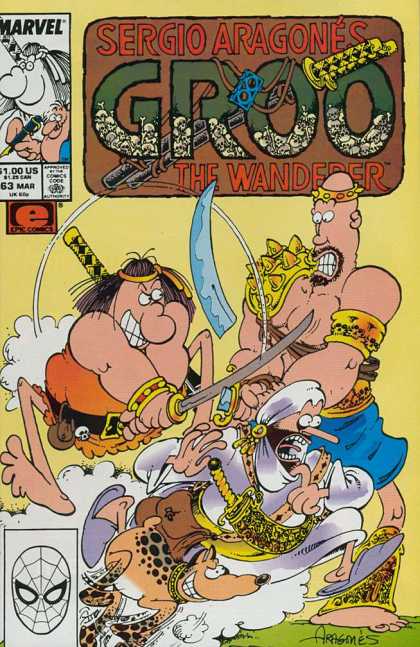 Groo the Wanderer 63 - Marvel - 100 Us - 63 Mar - Sergio Aragones - Swords