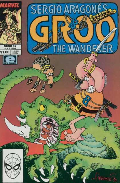Groo the Wanderer 67 - Marvel - Sergio Aragone - Sword - July - Talons