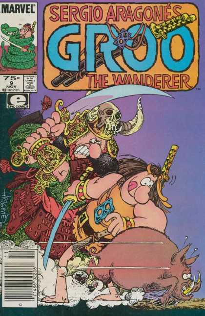Groo the Wanderer 9 - War - World War 4 - Let Me Get It - The Pig Killer - Move Out The Way