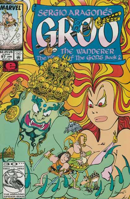Groo the Wanderer 97 - Sergio Aragone - Sword - Claws - Jester - Gold Snake