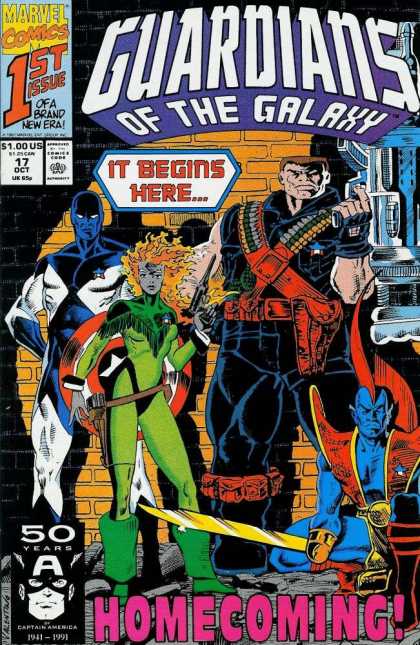 Guardians of the Galaxy 17 - Guardians - Man - Costume - Captain America - Girl - Jim Valentino