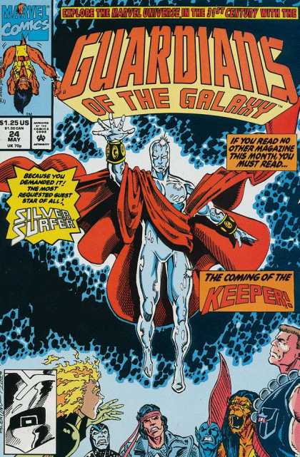 Guardians of the Galaxy 24 - Marvel Comics - 24 May - Explore The Marvel Universe In The 31st Century - The Comming Of The Keeper - Jim Valentino, Ron Lim
