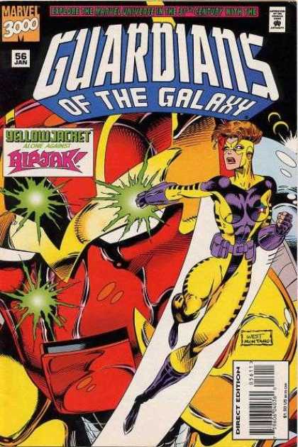 Guardians of the Galaxy 56 - Marvel 3000 - 56 January - Yellow Jacket - Ripjak - Explore The Marvel Universe In The 31st Century