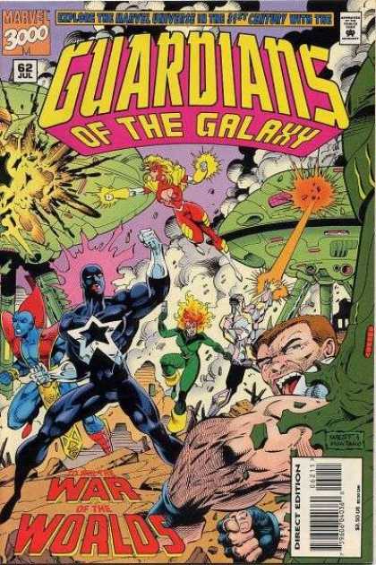 Guardians of the Galaxy 62 - War Of The Worlds - Marvel - Heros - Defending - Attack