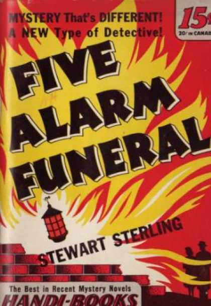 Handi Books - Five Alamr Funeral - Stewart Sterling