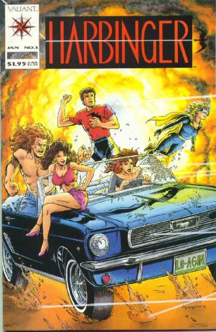 Valiant - Jan No 1 - Smoke - Car - L8-agin - David Lapham Harbinger 1 - Valiant - Jan No 1 - Smoke - Car - L8-agin - David Lapham