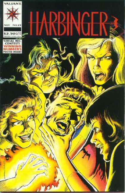 Valiant - Magic - Four Women - One Male - Attack - Howard Simpson, Josef Rubinstein Harbinger 23 - Valiant - Magic - Four Women - One Male - Attack - Howard Simpson, Josef Rubinstein