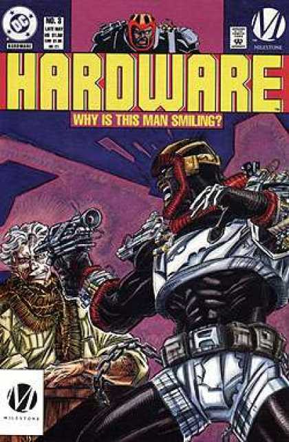 Hardware 3 - Approved By The Comics Code - Why Is This Man Smiling - Gun - Robot - Doctor - Denys Cowan, Jimmy Palmiotti