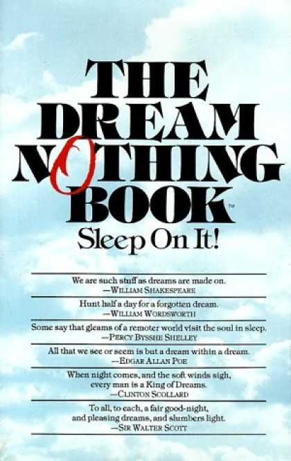 Harmony Books - Dream Nothing Book: Sleep on It!