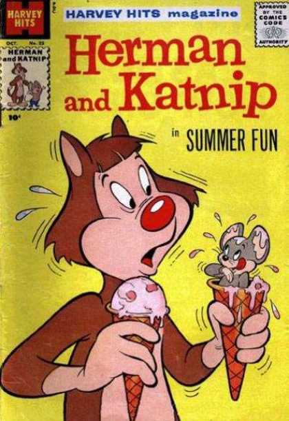 Harvey Hits 25 - Herman - Katnip - Summer Fun - Ice Cream Cones - Melting