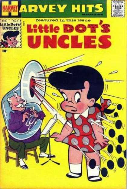 Harvey Hits 4 - Little Dots Uncles - Tuba - Polka Dot - Featured In This Issue - Yellow