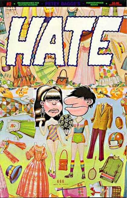 Hate 2 - Clothes - Purse - Football - Tennis Racket - Flowers - Peter Bagge