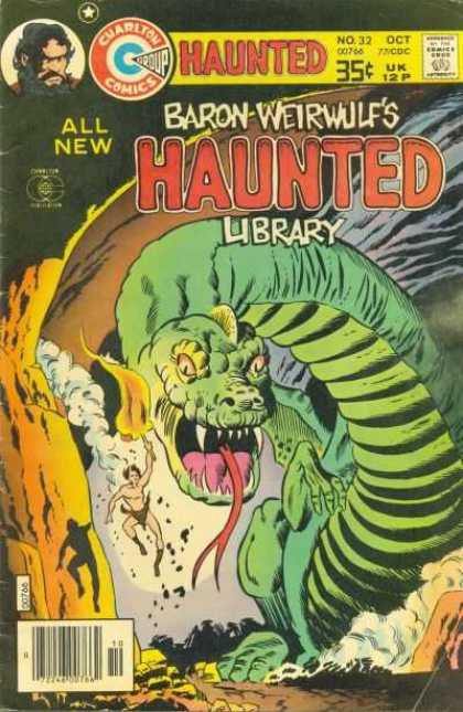 Haunted 32 - Pre-historic - Classic Comics - Adventure - Dinosaurs - Charlton Comics