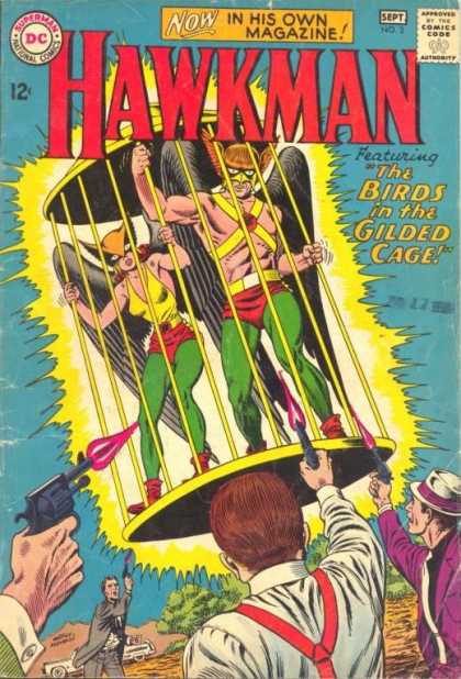 Hawkman 3 - Wings - Bird Cage - Guns - Shooting - Tie - Jan Duursema, Murphy Anderson