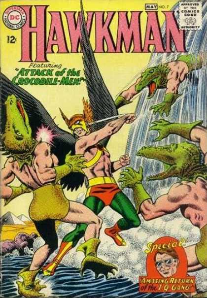 Hawkman 7 - Dc - Dc Comics - Crocodile-men - Attack - Fight - Murphy Anderson, Steve Lieber