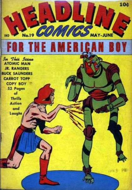 Headline Comics 19 - No19 - May-june - Robot - For The American Boy - Atomic Man