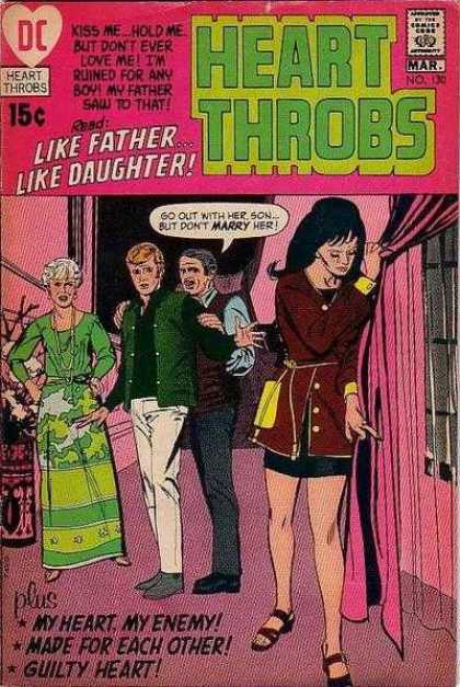 Heart Throbs 130 - No 130 - Mar - Dc - Like Father Like Daughter - Guilty Heart
