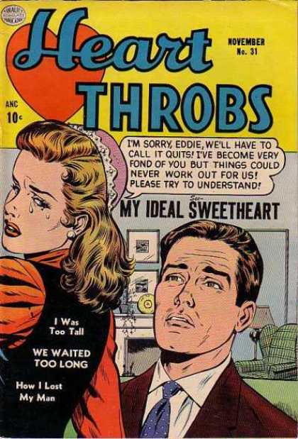 Heart Throbs 31 - Woman - Tears - Man - Fireplace - Armchair