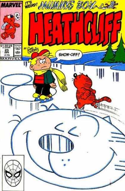 Heathcliff 23 - Mummys Boy - Its Weird - Marvel - Ice Skating - Winter