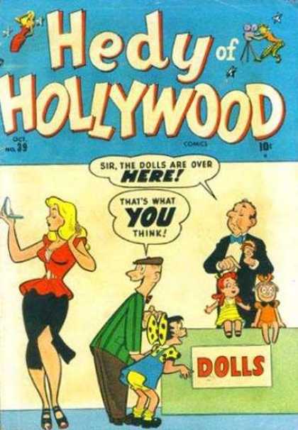 Hedy De Vine Comics 39 - Pervert - Pun - Blonde Woman - Toothy Kid - Snobby Shop Assistant