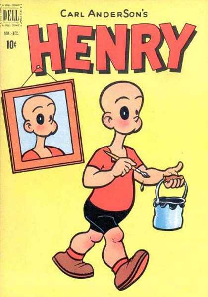 Henry 22 - Blackeye - Mirror - Paint Can - Bald Head - Paint Brush