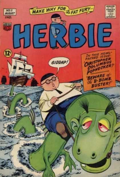 Herbie 11 - Sea Monster - Glasses - Riding - Ships - Cross