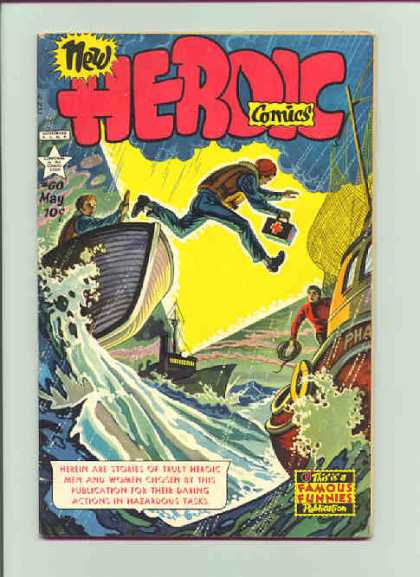 Heroic Comics 60 - May - Boat - Water - First Aid - Men