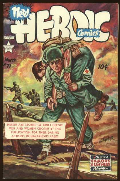 Heroic Comics 71 - New - Soldier - Famous Funnies - Publication - Rifle