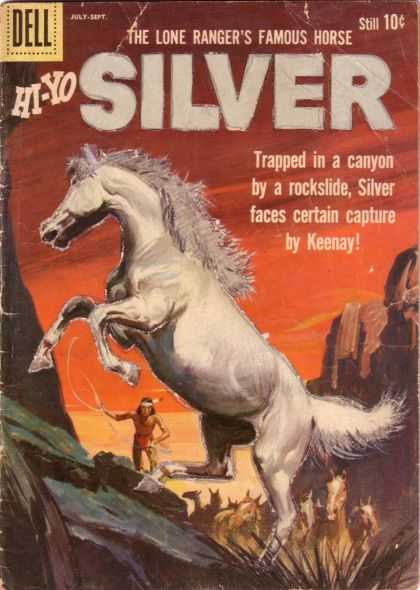 Hi-Yo Silver 35 - Dell - Dell Comics - Silver - Horse - Lone Ranger