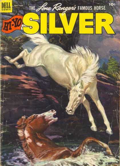 Dell - Lone Ranger - White Horse - Animals - 10 Cents Hi-Yo Silver 6 - Dell - Lone Ranger - White Horse - Animals - 10 Cents