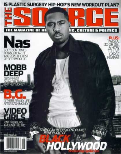 Hip Hop Books - The Source Hip Hop Magazine Issue #179 Aug 2004 Nas