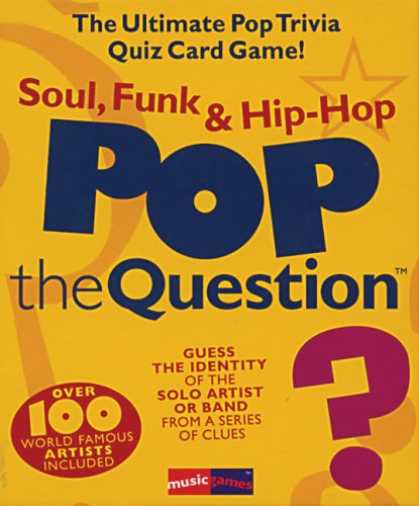 Hip Hop Books - Pop The Question - Soul, Funk & Hip Hop (The Game Series)