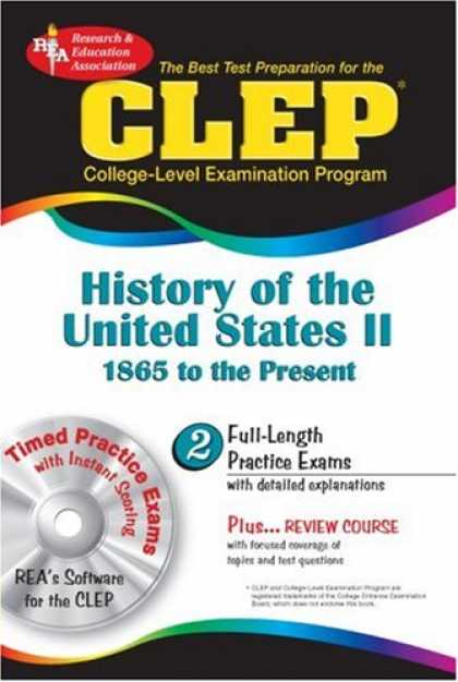 History Books - CLEP History of the United States II w/CD (REA) - The Best Test Prep for the CLE