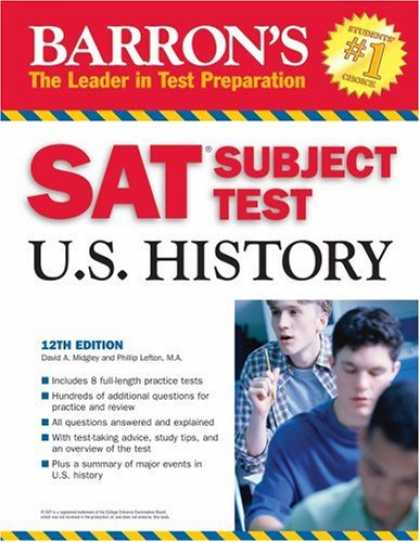 History Books - Barron's SAT Subject Test in U.S. History (Barron's How to Prepare for the Sat I