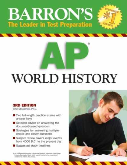 History Books - Barron's AP World History, Third Edition (Barron's How to Prepare for the AP Wor