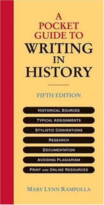 History Books - A Pocket Guide to Writing in History