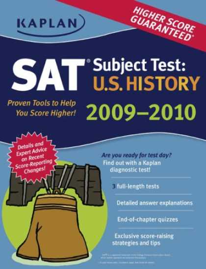 History Books - Kaplan SAT Subject Test: U.S. History 2009-2010 Edition (Kaplan Sat Subject Test