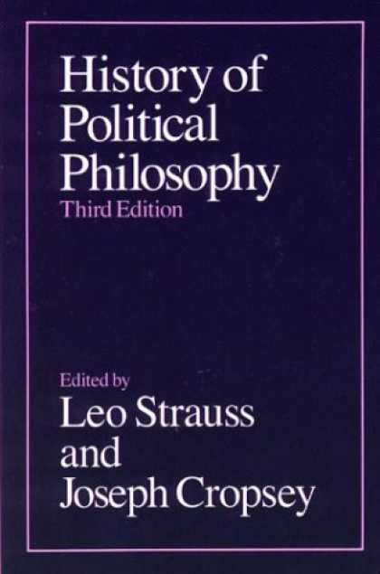 History Books - History of Political Philosophy
