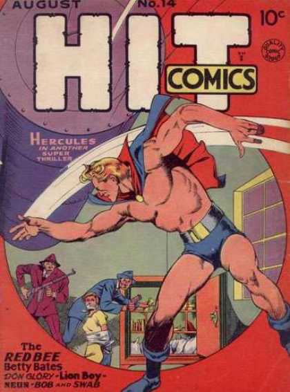 Hit Comics 14 - Gangsters - Hercules - Robbery - Hero - Hostage