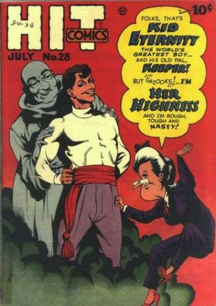 Hit Comics 28 - Kid Eternity - Worlds Greatest Boy - Keeper - Her Higness - Rough Tough And Nasty