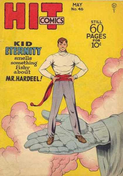 Hit Comics 46 - Kid Eternity - Still 60 Pages For 10c - Man - Hand - Mr Hardeel