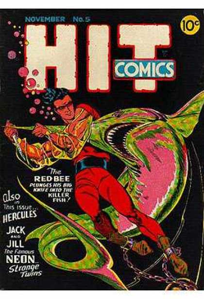 Hit Comics 5 - Red Bee - November - Killer Fish - Hercules - Knife