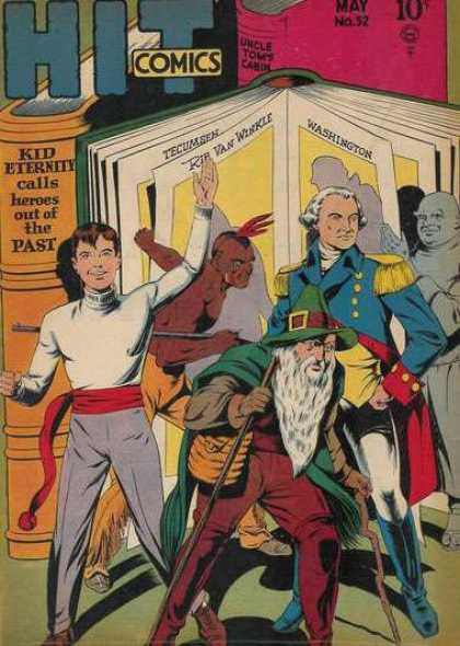 Hit Comics 52 - General - Indian - Matador - White Wig - Pages Of A Book