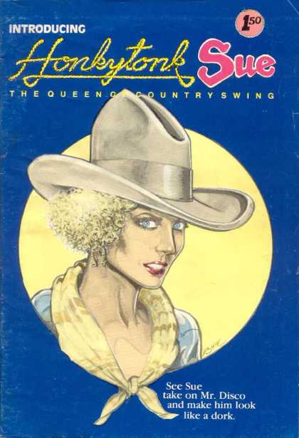 Honkytonk Sue 1 - Queen - Countryswing - Hat - Girl - Horseshoe