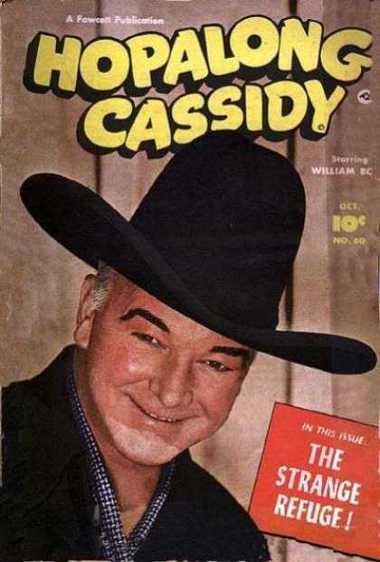 Hopalong Cassidy 60 - Fowcett Publication - Cowboy - Hat - William Dc - The Strange Refuge