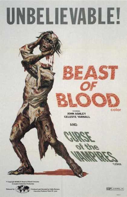 Horror Posters - Beast of Blood